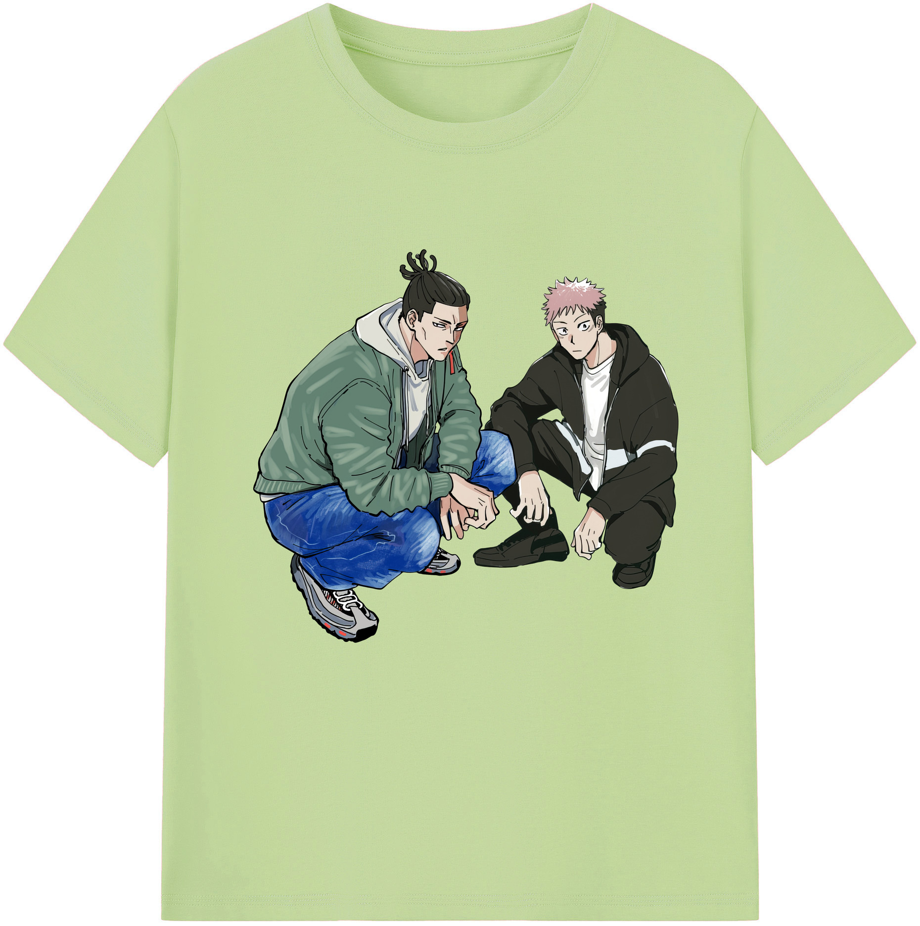 （画像用） 呪術廻戦 Jujutsu Kaisen 綿100％半袖Tシャツ（フロントプリント）